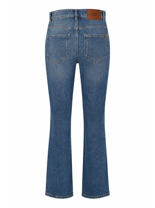 Jeans straight leg wkdargento in denim di cotone WEEKEND MAX MARA | 2615181091600005